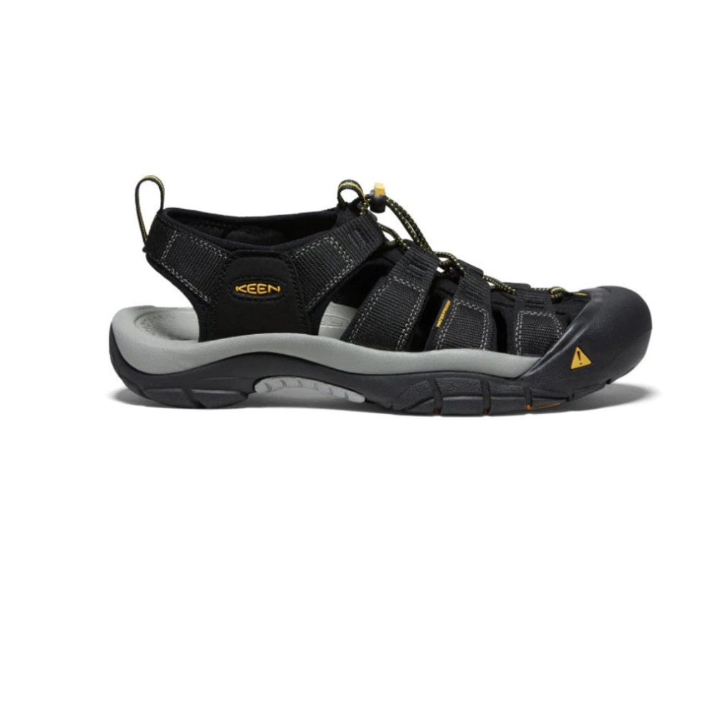 KEEN Men's Newport H2 Black Water Hiking Sandals - Size US 8
